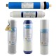 IDS Home 5 Stage Reverse Osmosis RO Water Filters Replacement Set with 50 GPD Membrane - B014U9Y1YW
